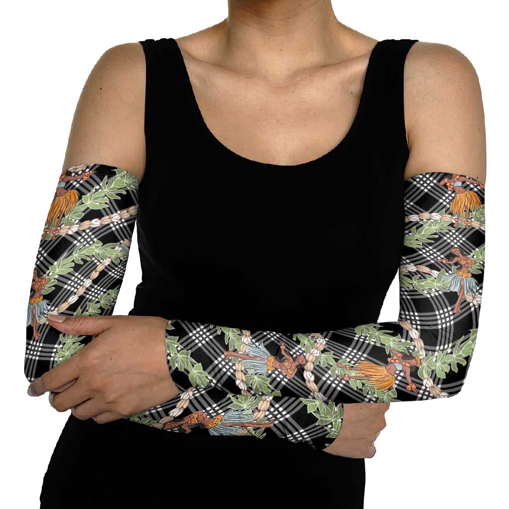 Sable Palaka Hula Girls Seamless Hawaii Aloha Arm Sleeves - Polynesian Pride