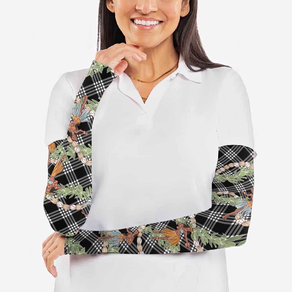 Sable Palaka Hula Girls Seamless Hawaii Aloha Arm Sleeves - Polynesian Pride