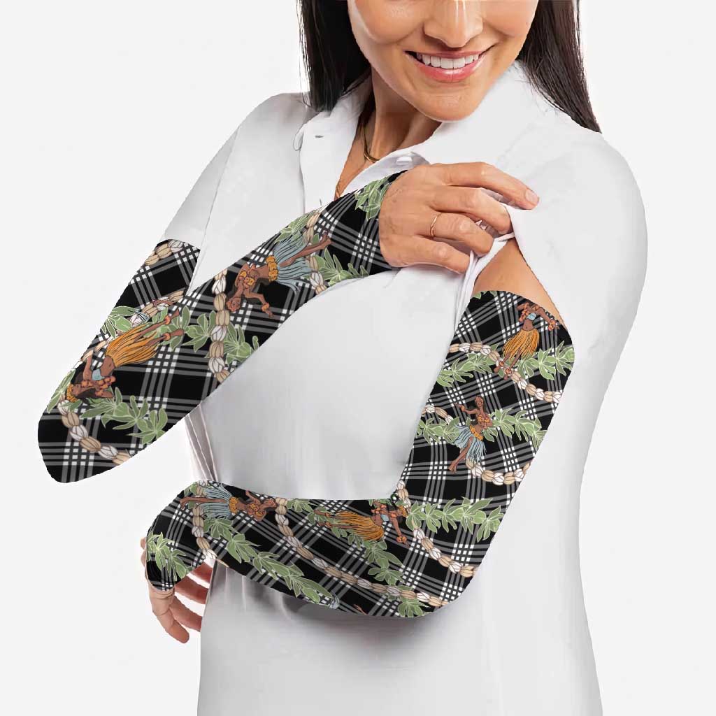 Sable Palaka Hula Girls Seamless Hawaii Aloha Arm Sleeves - Polynesian Pride