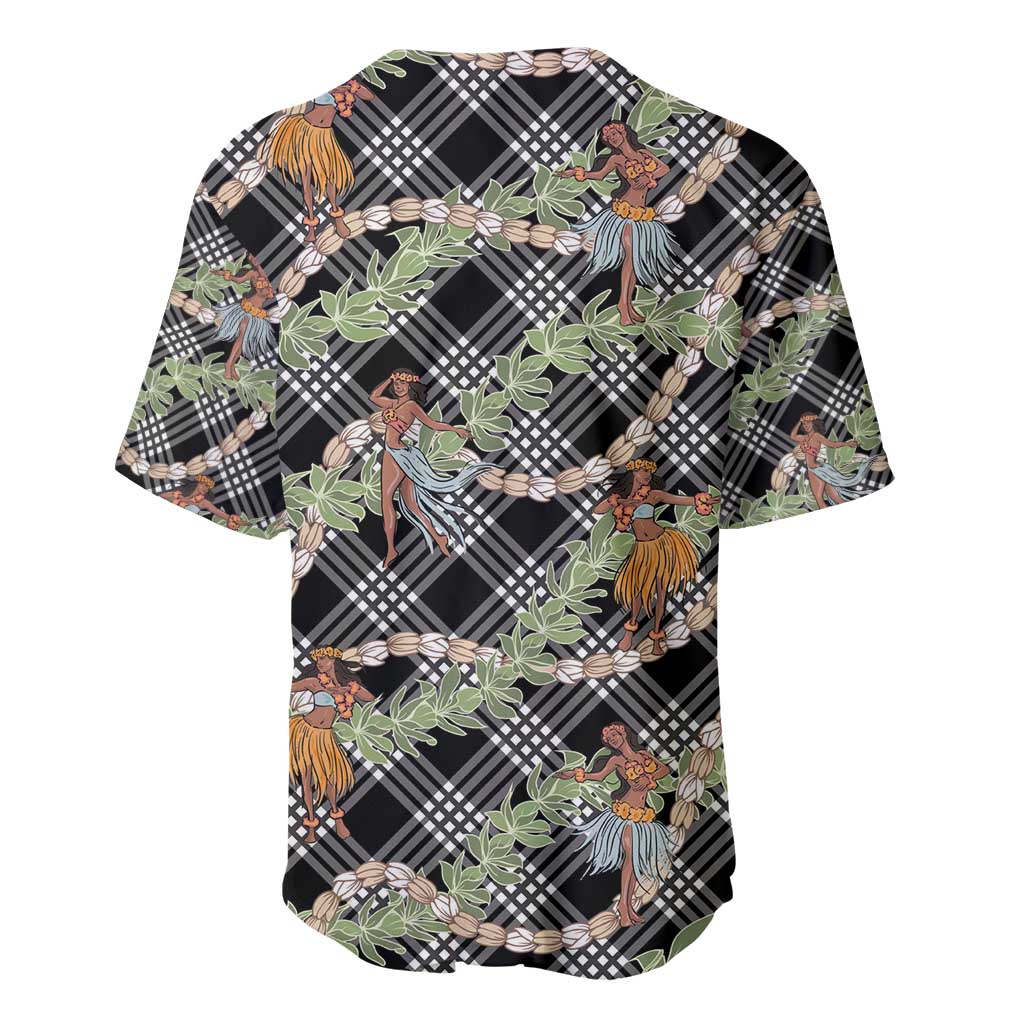 Sable Palaka Hula Girls Seamless Hawaii Aloha Baseball Jersey - Polynesian Pride