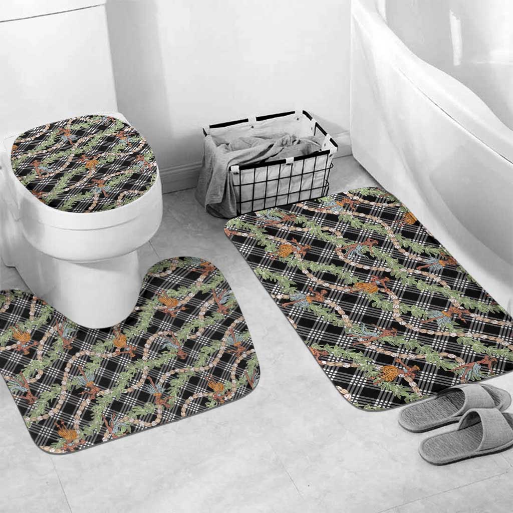 Sable Palaka Hula Girls Seamless Hawaii Aloha Bathroom Set - Polynesian Pride