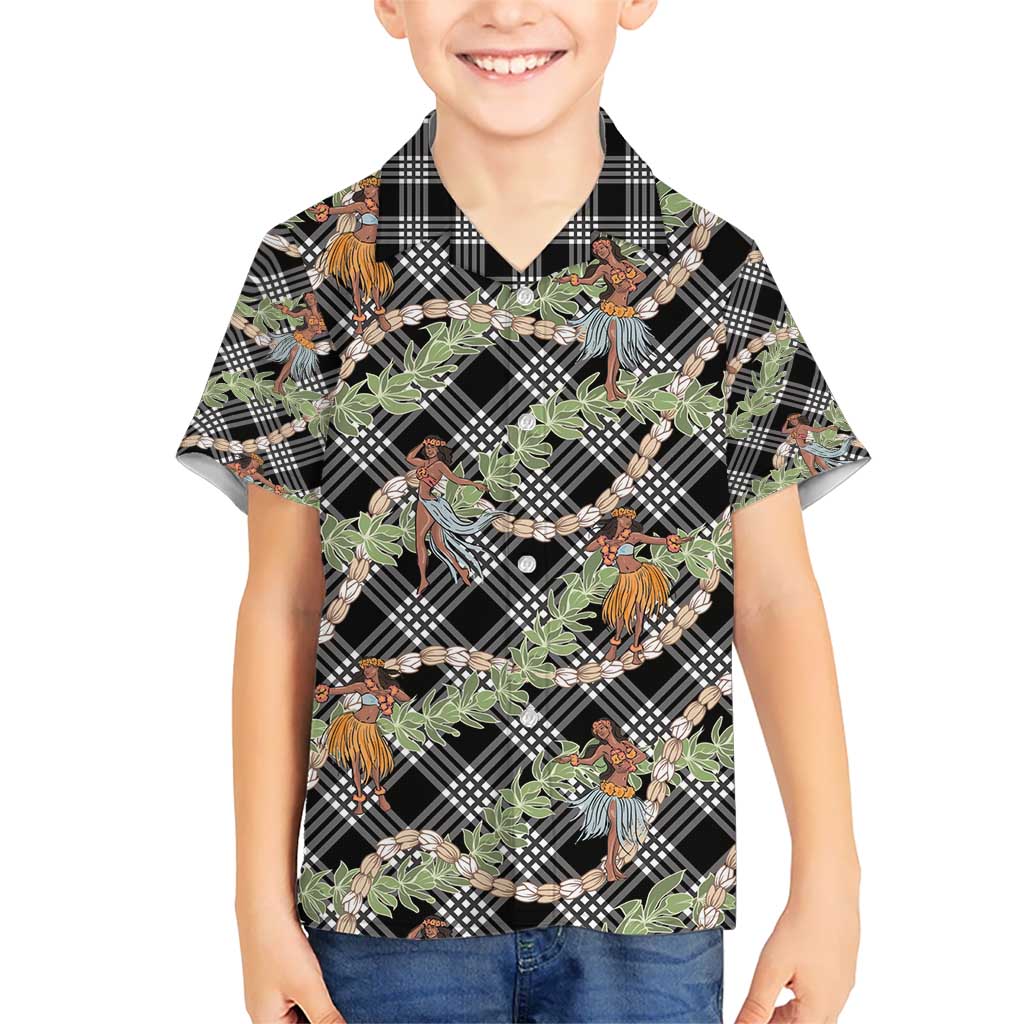 Sable Palaka Hula Girls Seamless Hawaii Aloha Hawaiian Shirt - Polynesian Pride