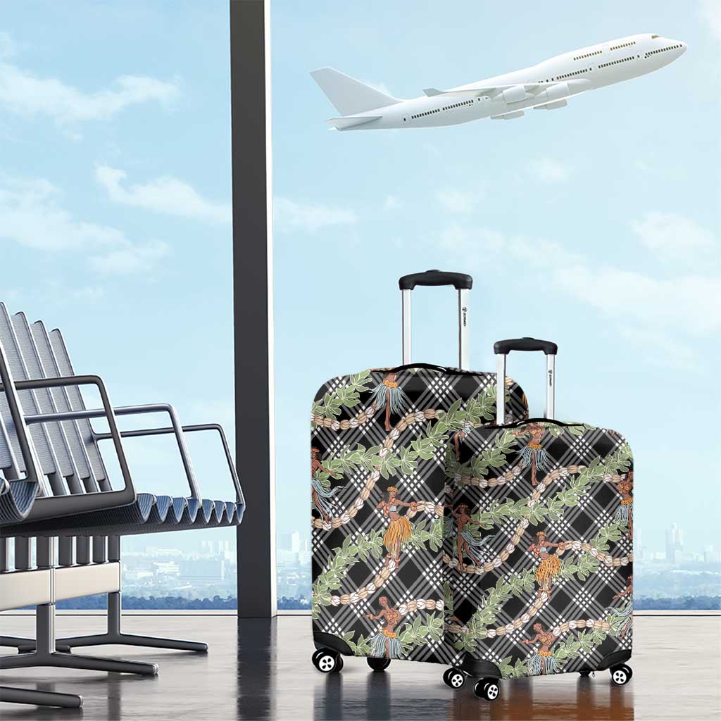 Sable Palaka Hula Girls Seamless Hawaii Aloha Luggage Cover - Polynesian Pride