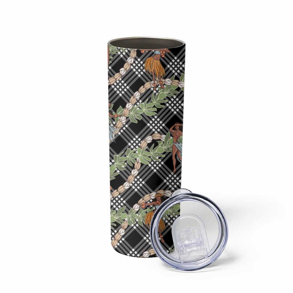Sable Palaka Hula Girls Seamless Hawaii Aloha Skinny Tumbler - Polynesian Pride