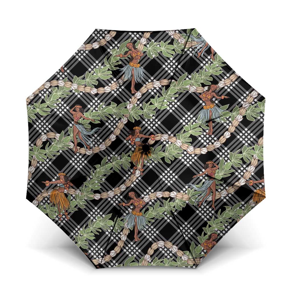 Sable Palaka Hula Girls Seamless Hawaii Aloha Umbrella - Polynesian Pride