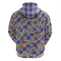 Lavender Palaka Hula Girls Seamless Hawaii Aloha Hoodie - Polynesian Pride