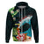 Tahiti Ia Orana Hoodie Tahitian Vahine LT7 Zip Hoodie Colorful - Polynesian Pride