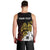 Personalized Papua New Guinea 50th Independence Anniversary Men Tank Top Oro Tapa Mix Plumeria