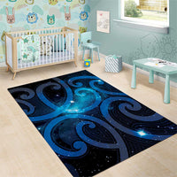 New Zealand Maori Matariki Area Rug Galaxy Kowhaiwhai