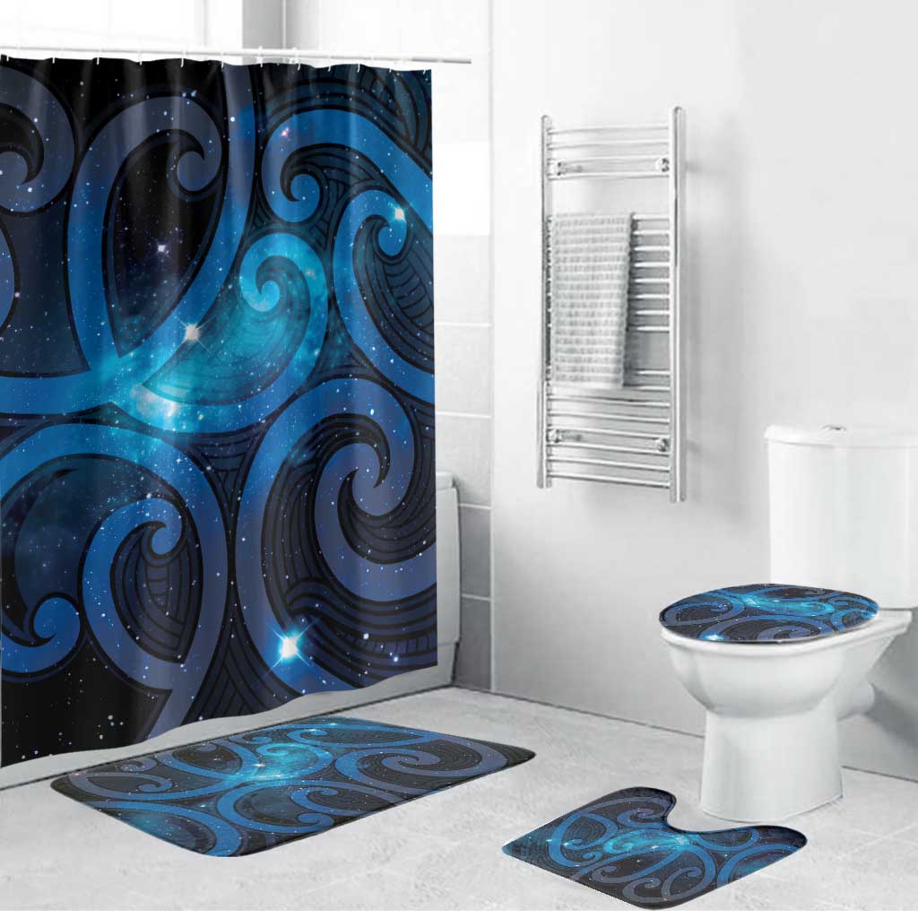 New Zealand Maori Matariki Bathroom Set Galaxy Kowhaiwhai