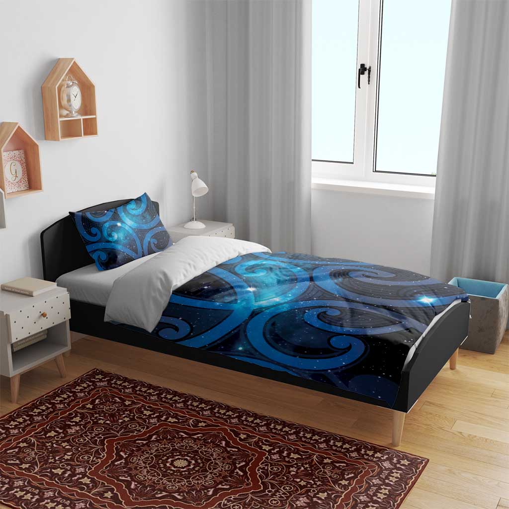 New Zealand Maori Matariki Bedding Set Galaxy Kowhaiwhai
