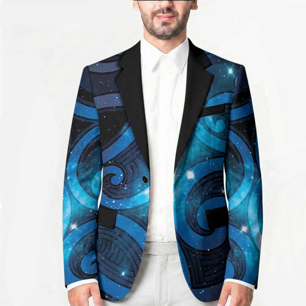 New Zealand Maori Matariki Blazer Galaxy Kowhaiwhai