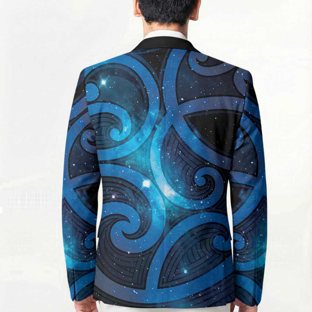 New Zealand Maori Matariki Blazer Galaxy Kowhaiwhai