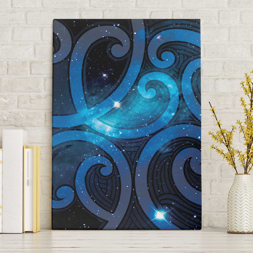 New Zealand Maori Matariki Canvas Wall Art Galaxy Kowhaiwhai
