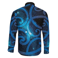 New Zealand Maori Matariki Family Matching Puletasi and Hawaiian Shirt Galaxy Kowhaiwhai LT7 - Polynesian Pride