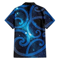 New Zealand Maori Matariki Family Matching Tank Maxi Dress and Hawaiian Shirt Galaxy Kowhaiwhai LT7 - Polynesian Pride