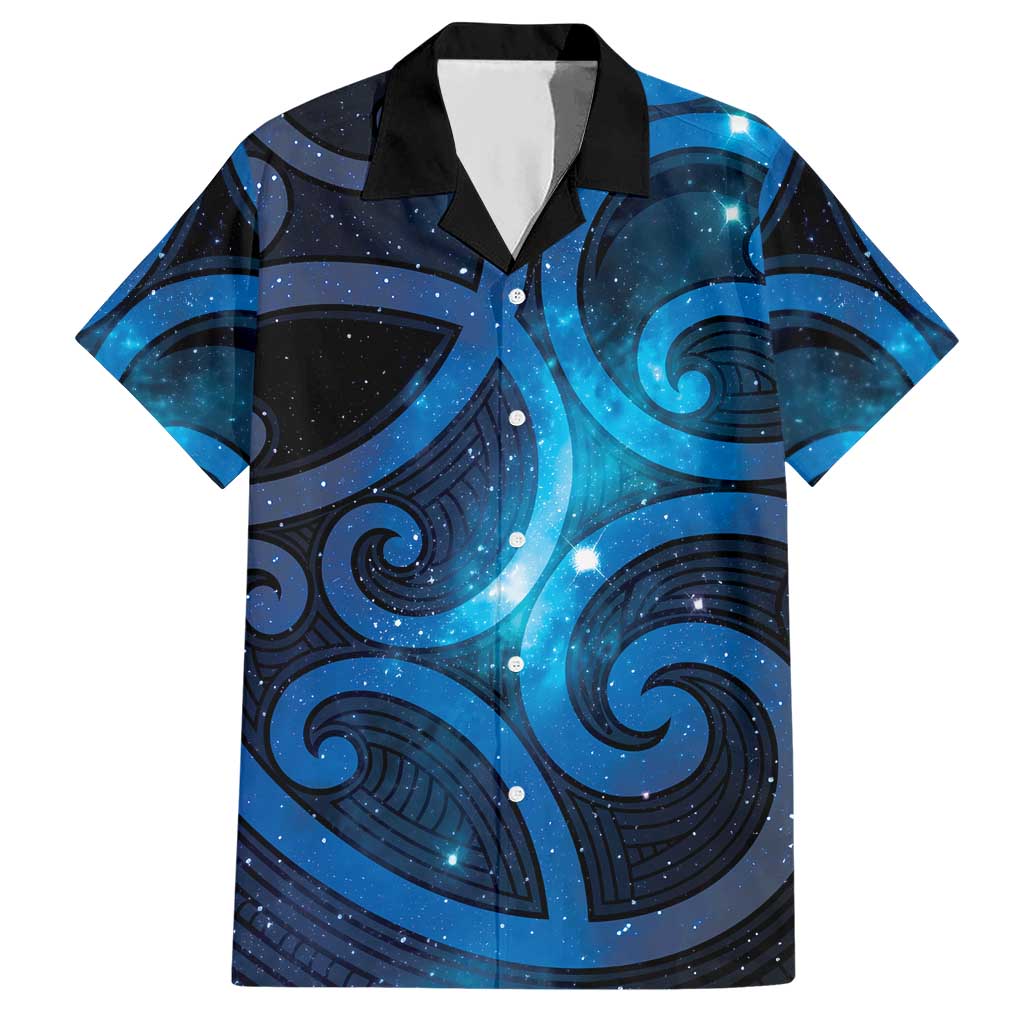 New Zealand Maori Matariki Hawaiian Shirt Galaxy Kowhaiwhai LT7 Galaxy - Polynesian Pride