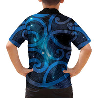 New Zealand Maori Matariki Hawaiian Shirt Galaxy Kowhaiwhai LT7 - Polynesian Pride
