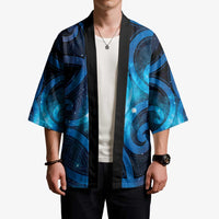 New Zealand Maori Matariki Kimono Galaxy Kowhaiwhai