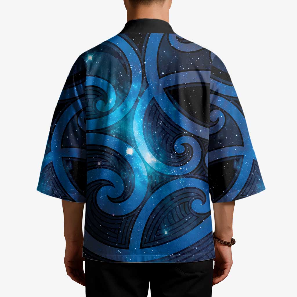New Zealand Maori Matariki Kimono Galaxy Kowhaiwhai