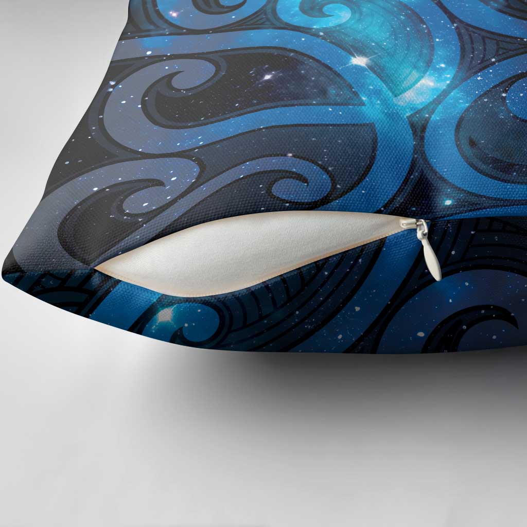 New Zealand Maori Matariki Pillow Cover Galaxy Kowhaiwhai