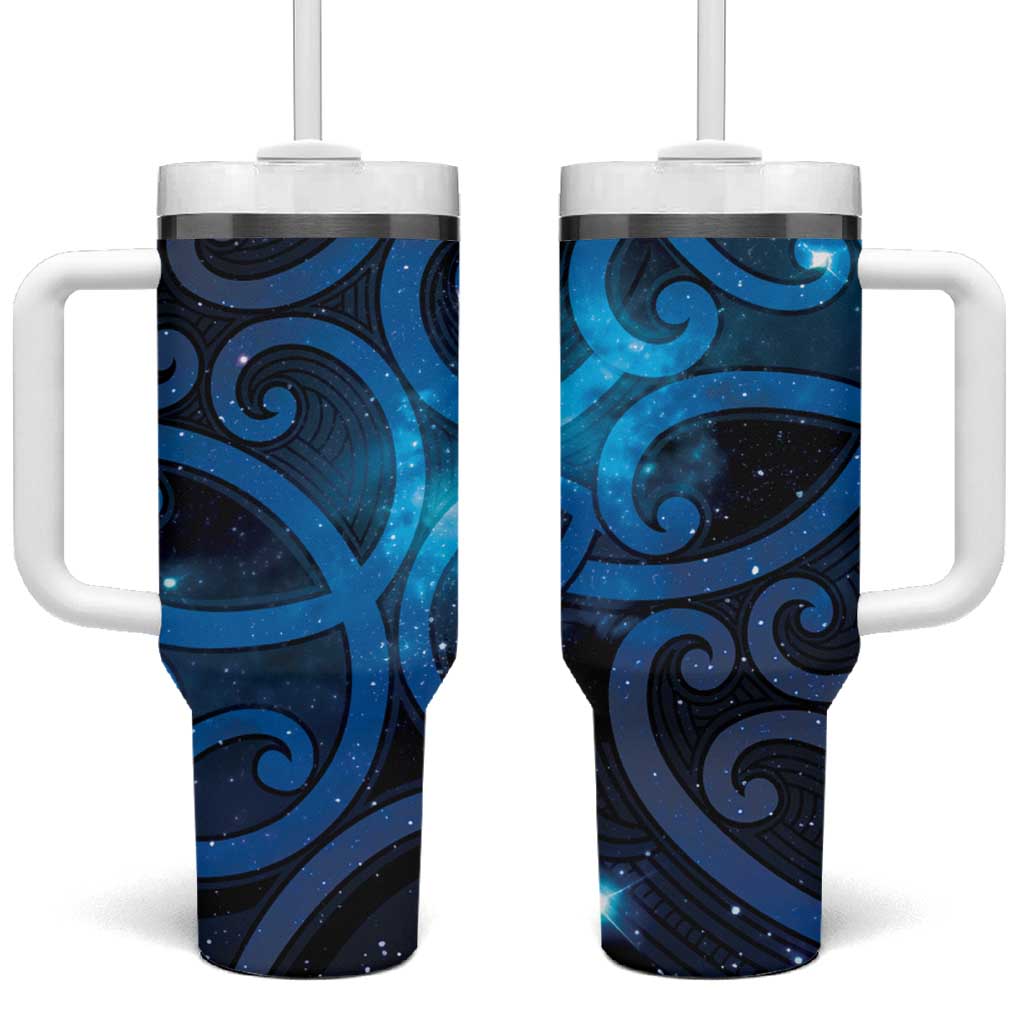New Zealand Maori Matariki Tumbler With Handle Galaxy Kowhaiwhai