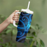 New Zealand Maori Matariki Tumbler With Handle Galaxy Kowhaiwhai