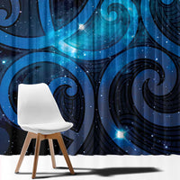 New Zealand Maori Matariki Window Curtain Galaxy Kowhaiwhai