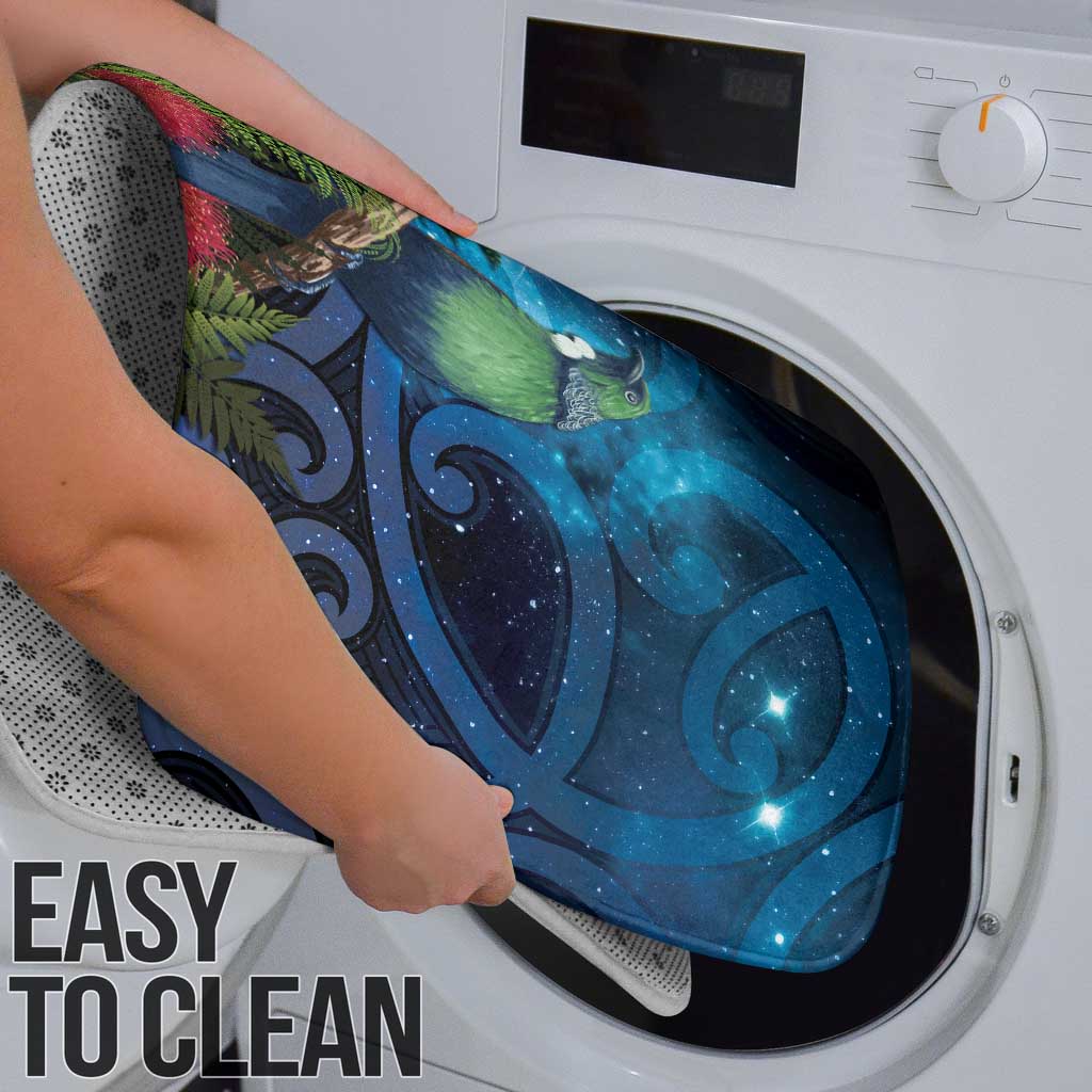 Tui Bird New Zealand Starry Sky Bathroom Set Maori Koru