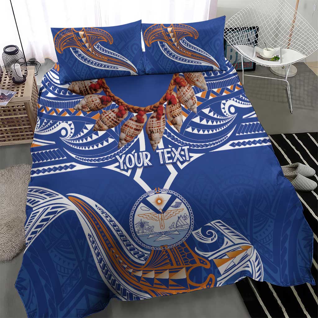 Yokwe Marshall Islands Personalized Bedding Set Jemenei Day - Seashell Necklace