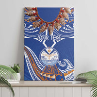 Yokwe Marshall Islands Personalized Canvas Wall Art Jemenei Day - Seashell Necklace