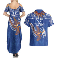 Yokwe Marshall Islands Personalized Couples Matching Summer Maxi Dress and Hawaiian Shirt Jemenei Day - Seashell Necklace