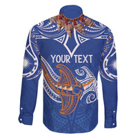 Yokwe Marshall Islands Personalized Family Matching Long Sleeve Bodycon Dress and Hawaiian Shirt Jemenei Day - Seashell Necklace