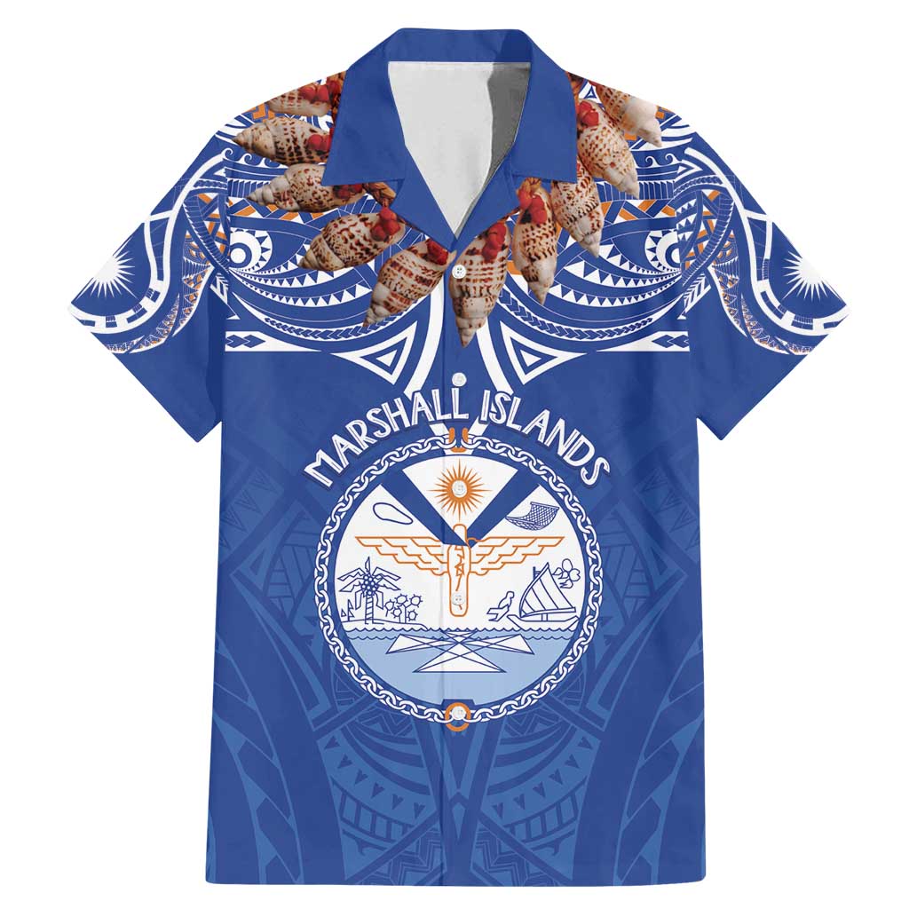Yokwe Marshall Islands Personalized Family Matching Mermaid Dress and Hawaiian Shirt Jemenei Day - Seashell Necklace