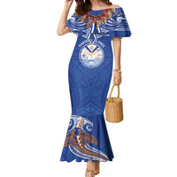 Yokwe Marshall Islands Personalized Family Matching Mermaid Dress and Hawaiian Shirt Jemenei Day - Seashell Necklace