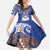 Yokwe Marshall Islands Personalized Family Matching Off The Shoulder Long Sleeve Dress and Hawaiian Shirt Jemenei Day - Seashell Necklace