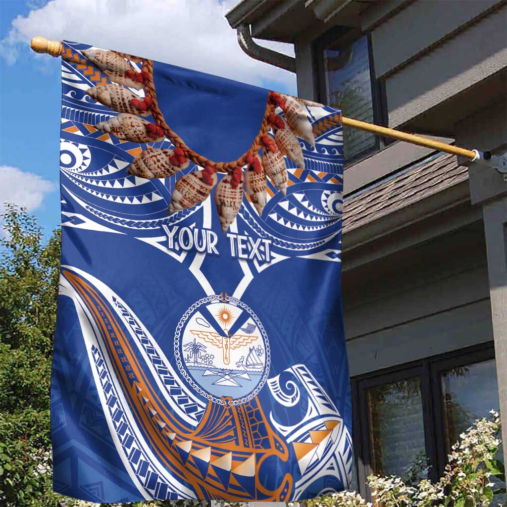 Yokwe Marshall Islands Personalized Garden Flag Jemenei Day - Seashell Necklace