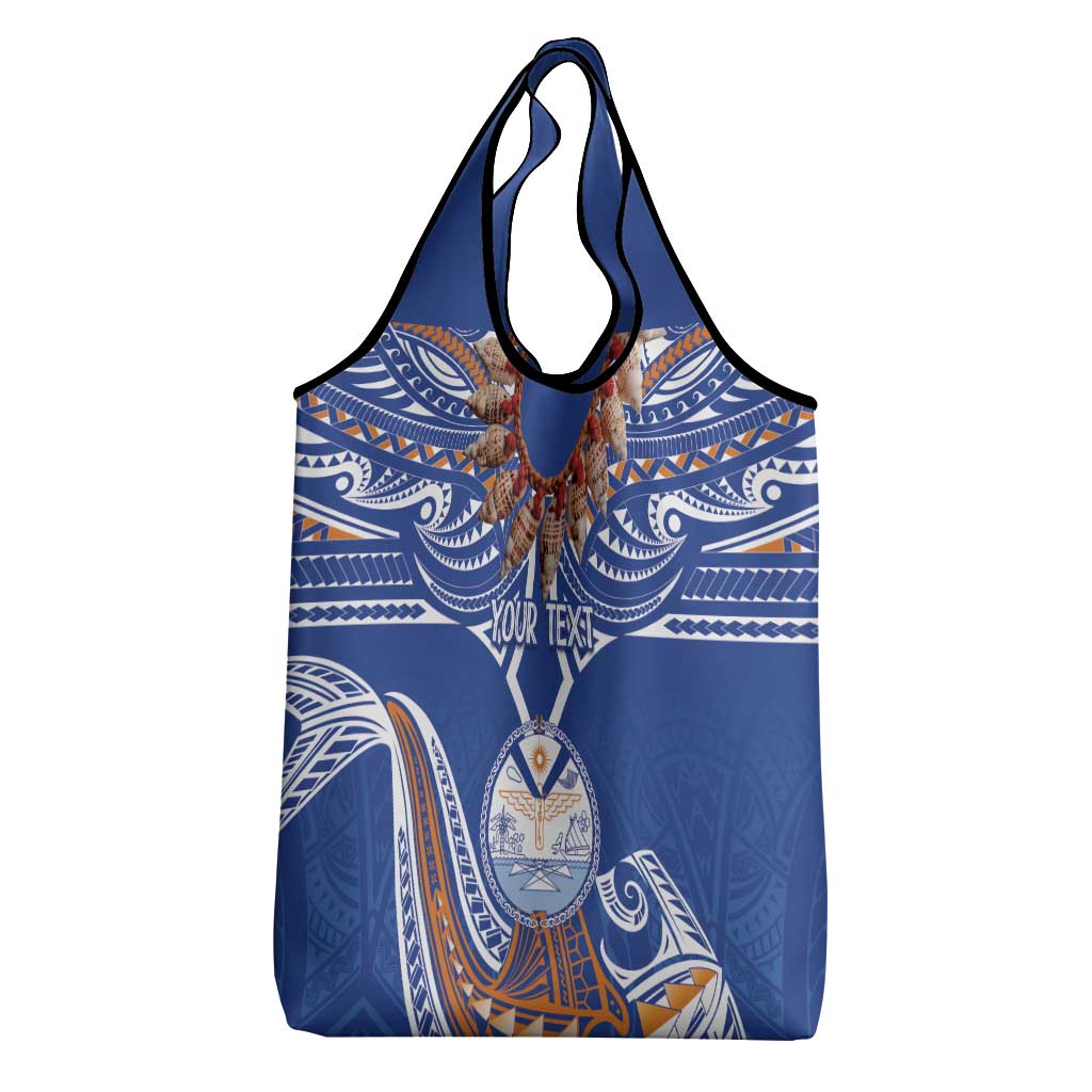 Yokwe Marshall Islands Personalized Grocery Bag Jemenei Day - Seashell Necklace