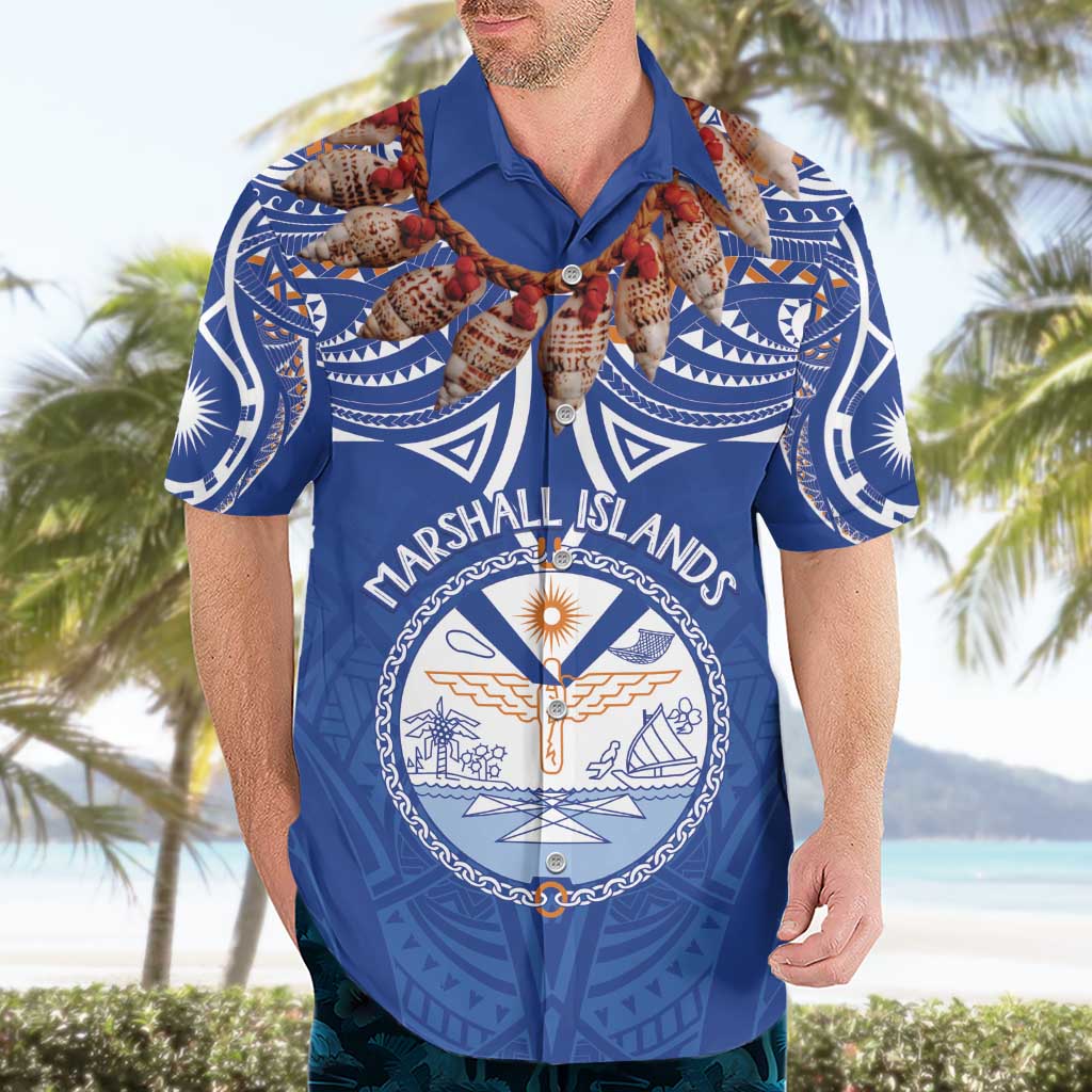 Yokwe Marshall Islands Personalized Hawaiian Shirt Jemenei Day - Seashell Necklace