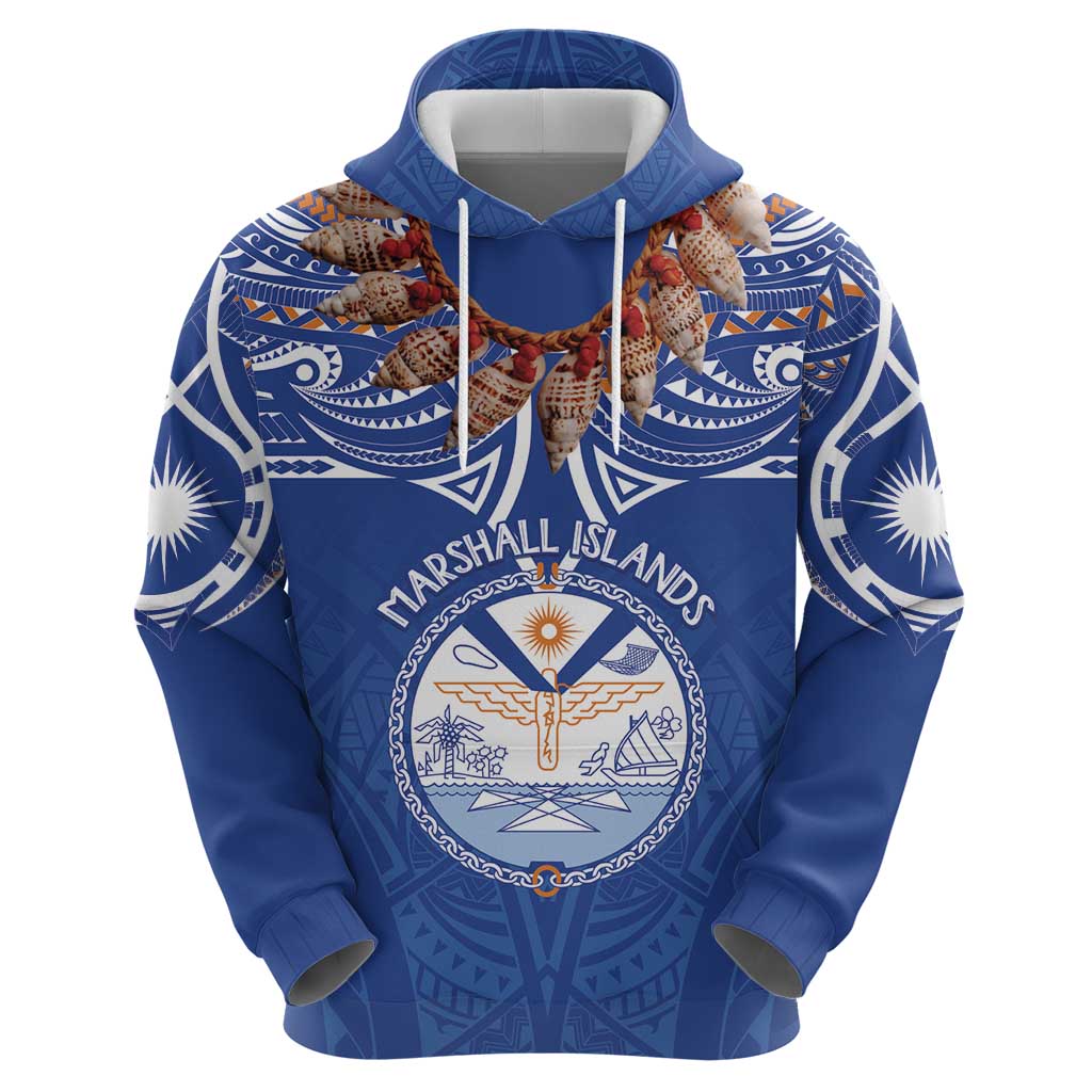 Yokwe Marshall Islands Personalized Hoodie Jemenei Day - Seashell Necklace