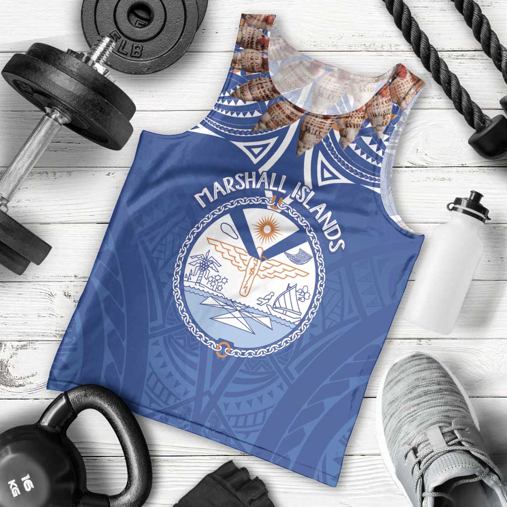 Yokwe Marshall Islands Personalized Men Tank Top Jemenei Day - Seashell Necklace