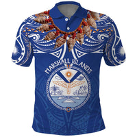 Yokwe Marshall Islands Personalized Polo Shirt Jemenei Day - Seashell Necklace
