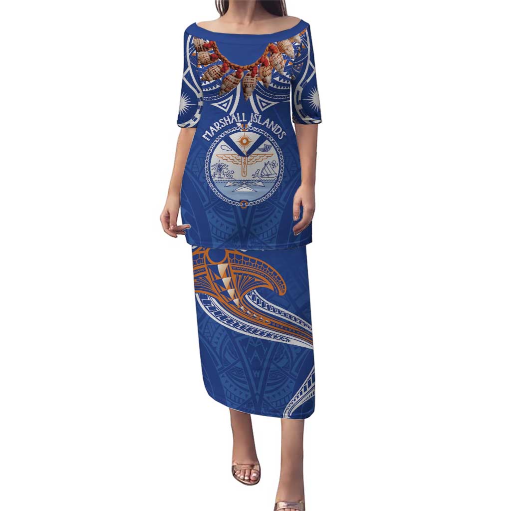 Yokwe Marshall Islands Personalized Puletasi Jemenei Day - Seashell Necklace