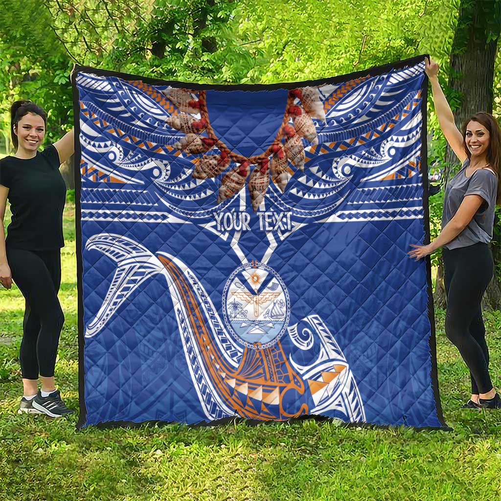 Yokwe Marshall Islands Personalized Quilt Jemenei Day - Seashell Necklace