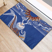 Yokwe Marshall Islands Personalized Rubber Doormat Jemenei Day - Seashell Necklace