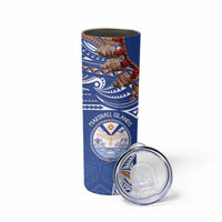 Yokwe Marshall Islands Personalized Skinny Tumbler Jemenei Day - Seashell Necklace