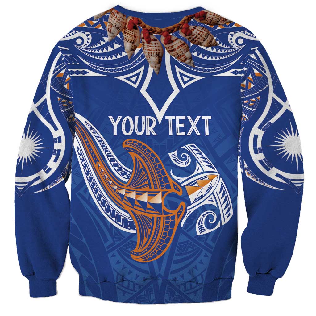 Yokwe Marshall Islands Personalized Sweatshirt Jemenei Day - Seashell Necklace