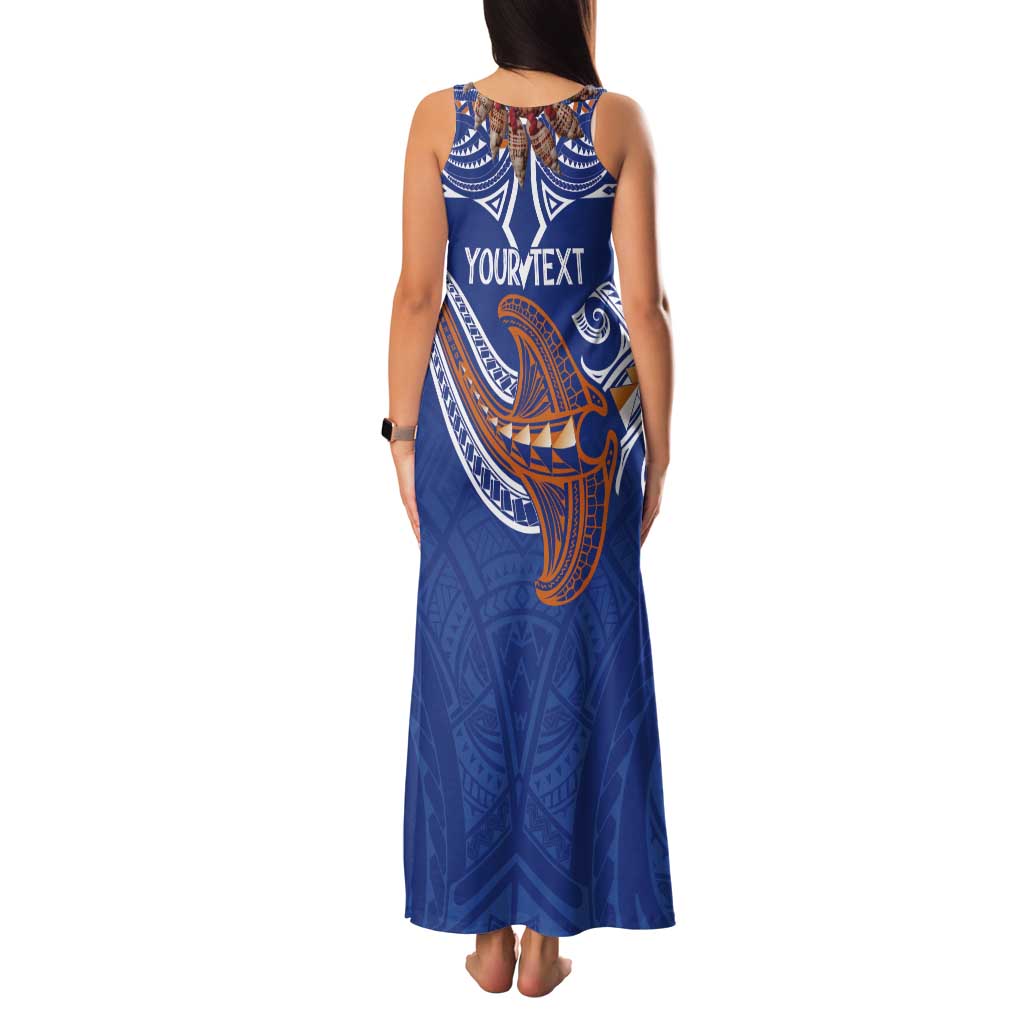 Yokwe Marshall Islands Personalized Tank Maxi Dress Jemenei Day - Seashell Necklace