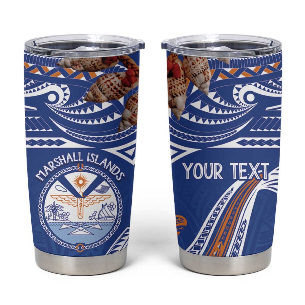 Yokwe Marshall Islands Personalized Tumbler Cup Jemenei Day - Seashell Necklace