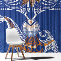 Yokwe Marshall Islands Personalized Window Curtain Jemenei Day - Seashell Necklace